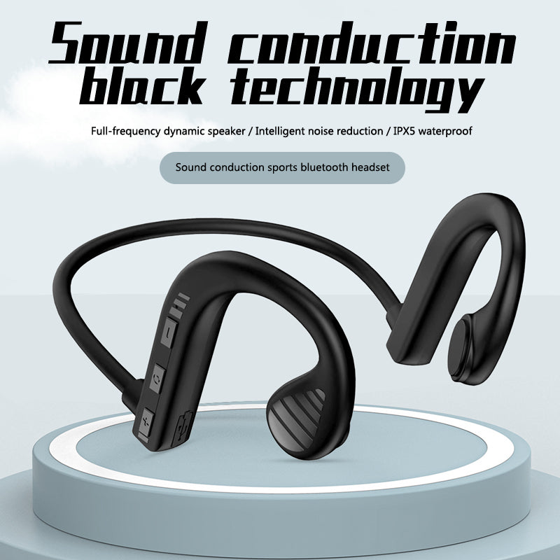 W10 Bone Conduction Bluetooth Headset Wireless Intelligent Noise Reduction Headphones IPX5 Waterproof Sports Ear-Hook Headset W10 Bone Conduction Bluetooth Headset Wireless Intelligent Noise Reduction Headphones IPX5 Waterproof Sports Ear-Hook Headset